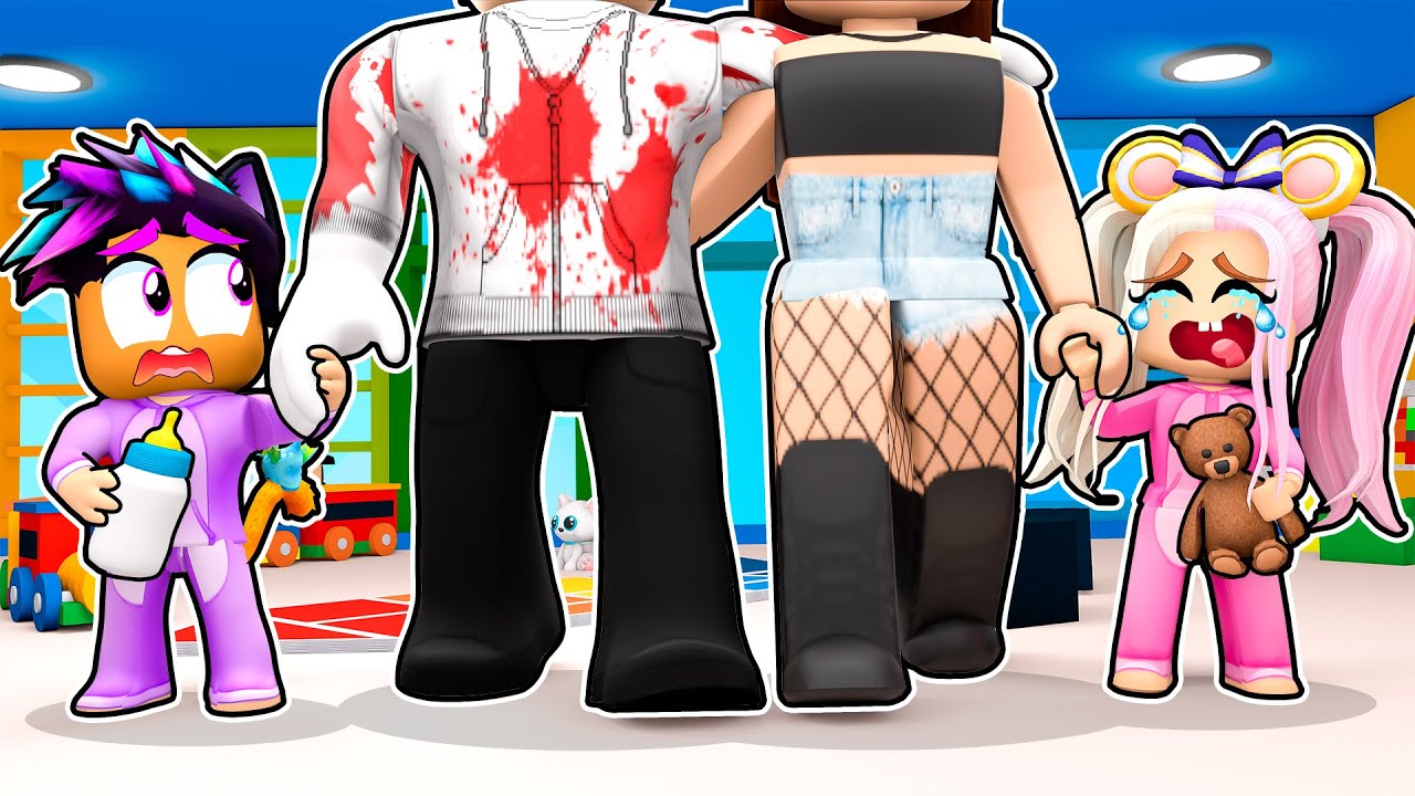 NOS ADOPTA UNA FAMILIA DE LOCOS!😨😨 - Roblox Adoption2