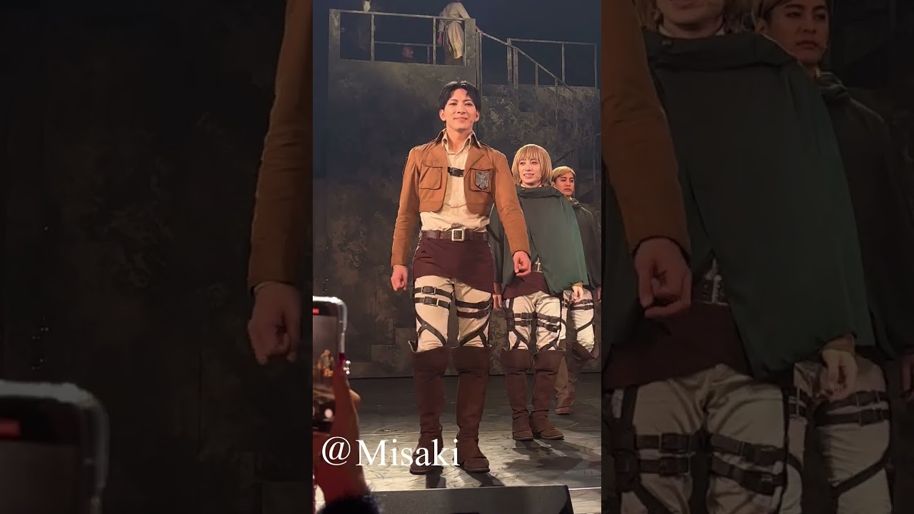 10/13昼(千秋楽) 進撃の巨人 -The Musical- NY公演 マルコ・ボット役 泰江和明さん定点アングル Now or Never!