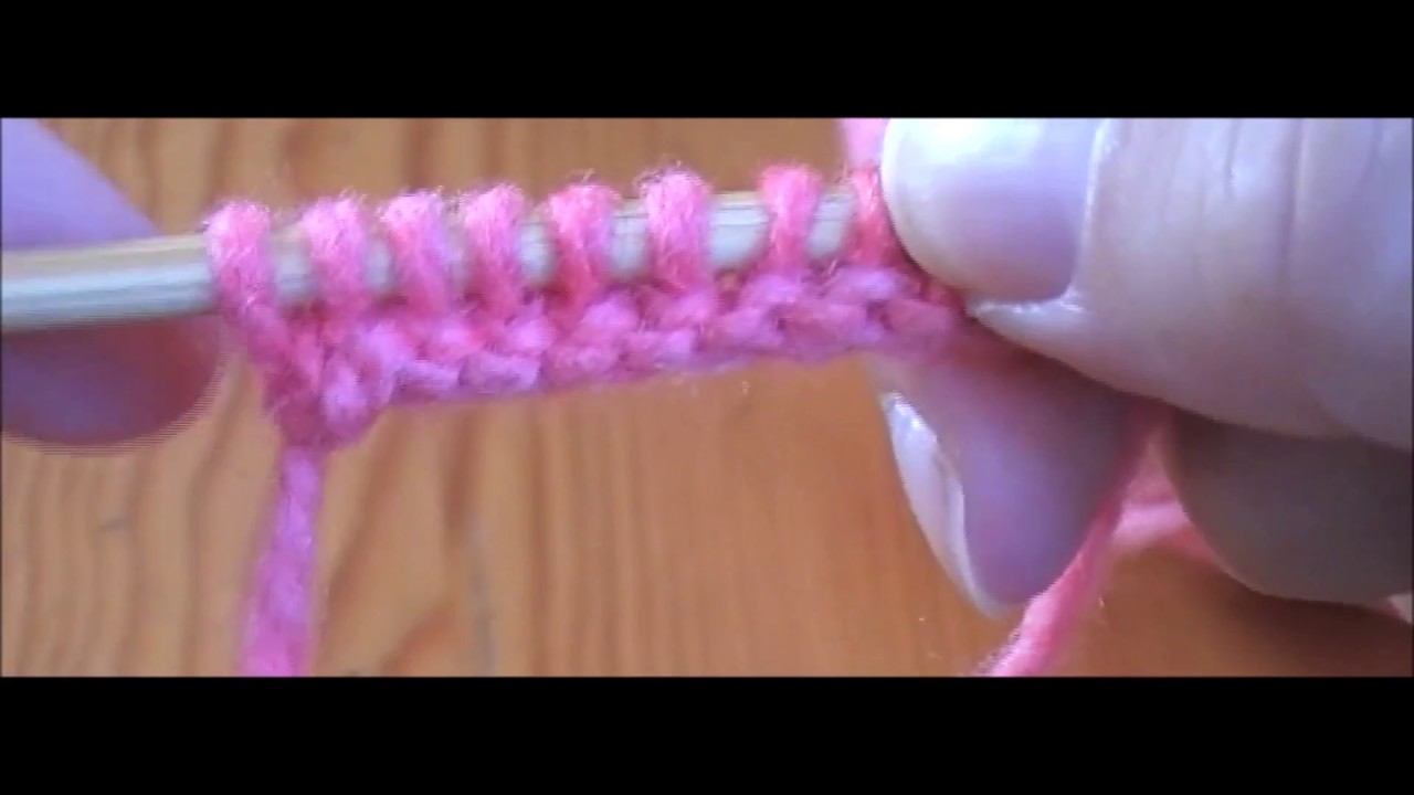 Rechte Maschen stricken f&uuml;r Linksh&auml;nder
