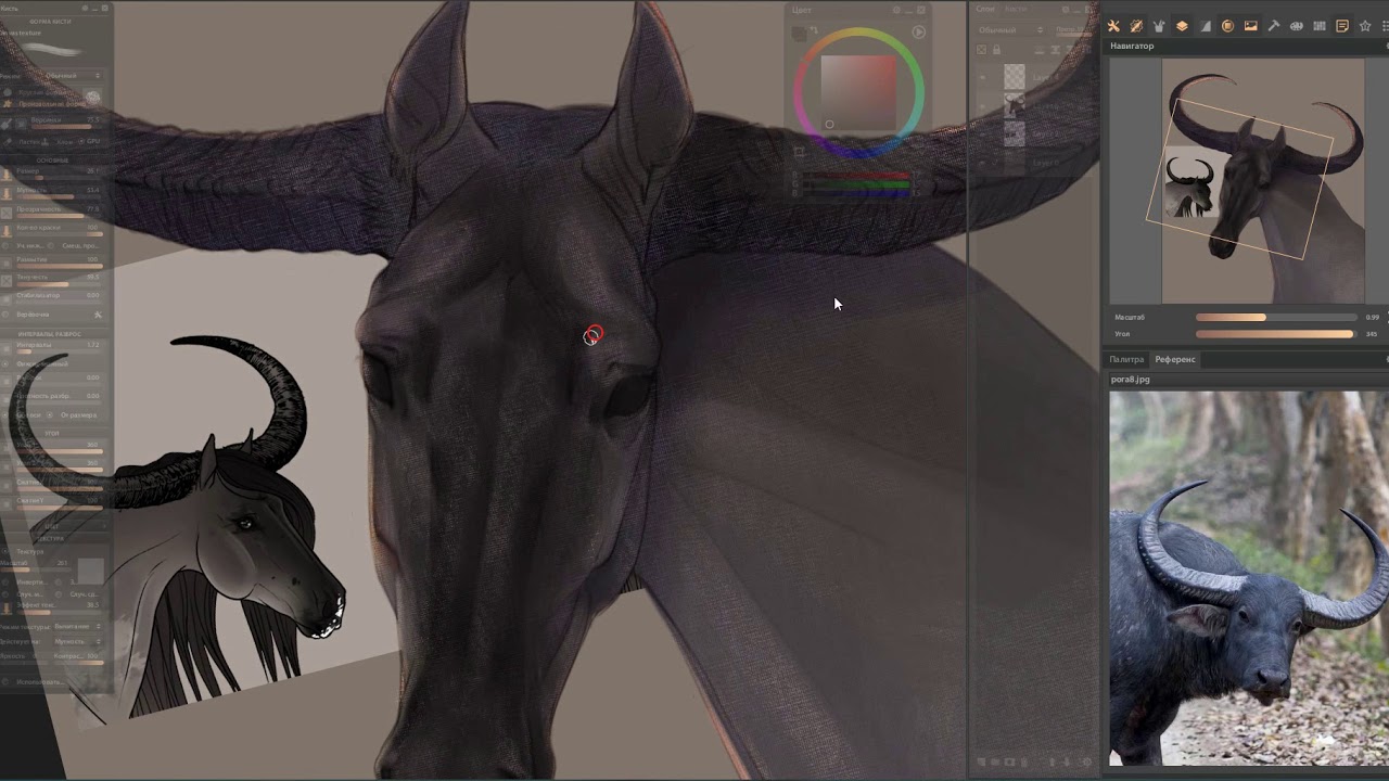 Speedpaint horse comission by AriesRedLo