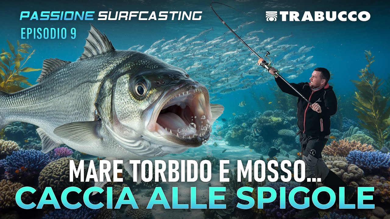 Come pescare la spigola a surfcasting con mare mosso | Passione Surfcasting S8E9