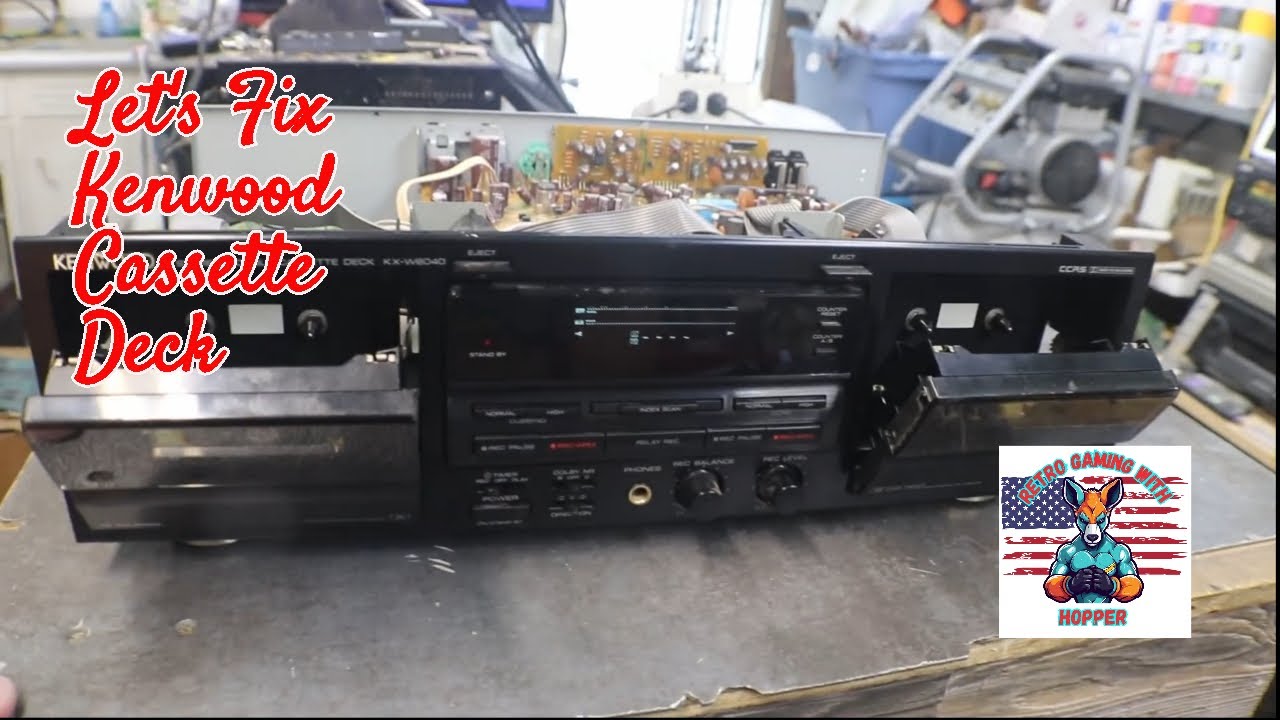 Can This Old Kenwood Dual Cassette Deck Be Saved? Let's Fix It