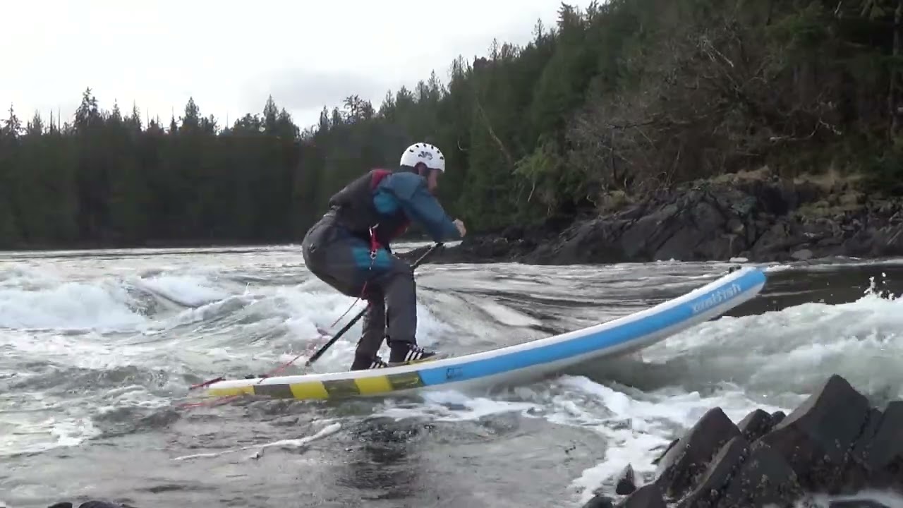 Butze Rapids Whitewater SUP paddling