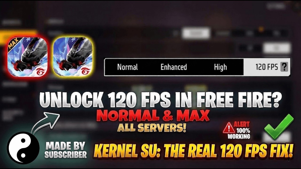 Как разблокировать опцию &laquo;120 FPS&raquo; на любом устройстве в Free Fire MAX 🗿 От моего подписчика #вир...