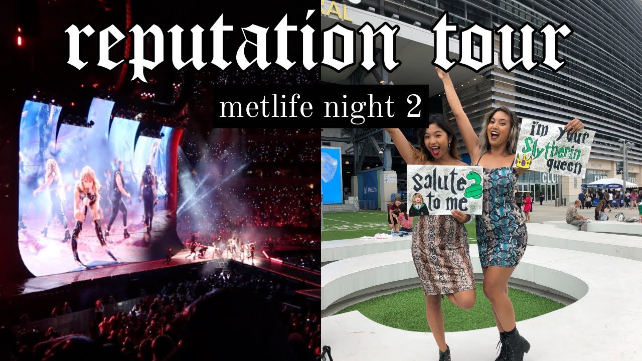 REPUTATION TOUR METLIFE NIGHT 2 (RAIN SHOW) ♡ TAYLOR SWIFT CONCERT VLOG