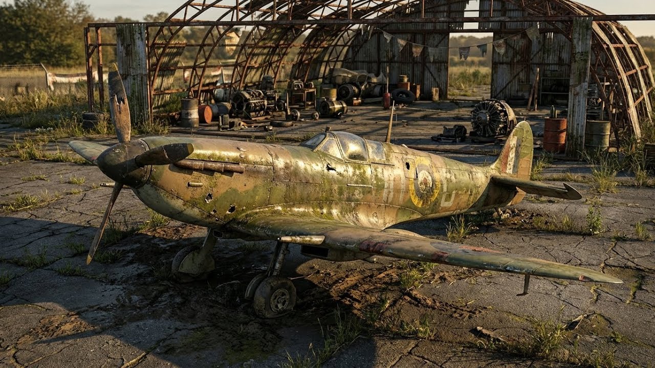 ASMR Aircraft Restoration of a Destroyed 1940 Spitfire (No Talking, Pure ASMR)