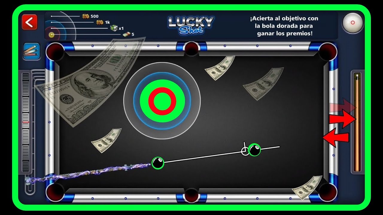 COMO GANAR LOS GOLDEN SHOTS Y LUCKY SHOTS EN 8 BALL POOL PARTE 2