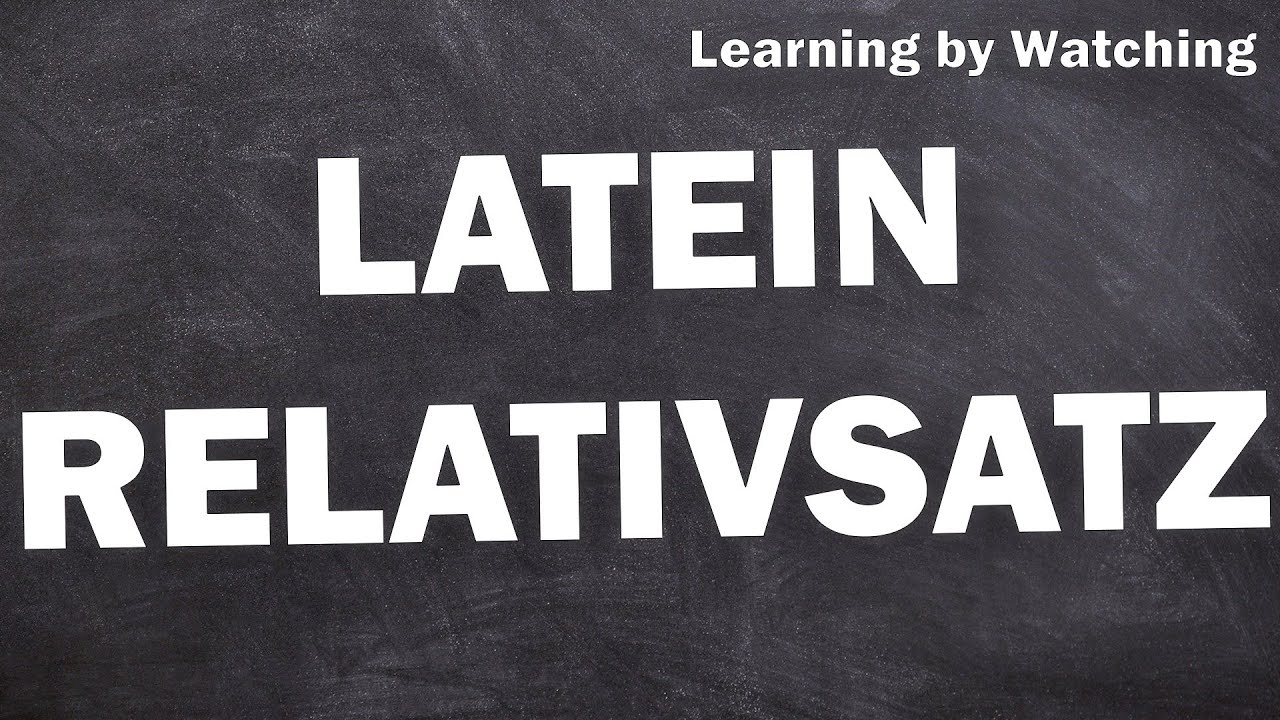 Latein Relativsätze übersetzen!