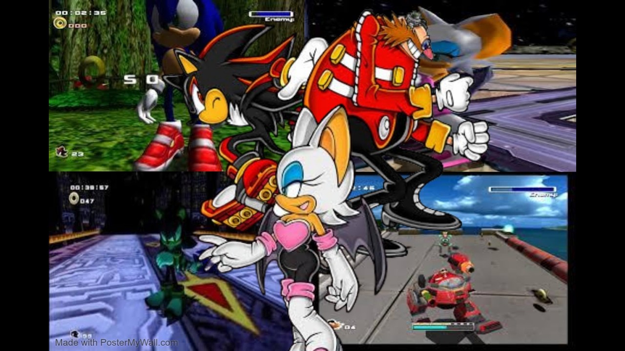 All dark bosses | Sonic Adventure 2 Battle
