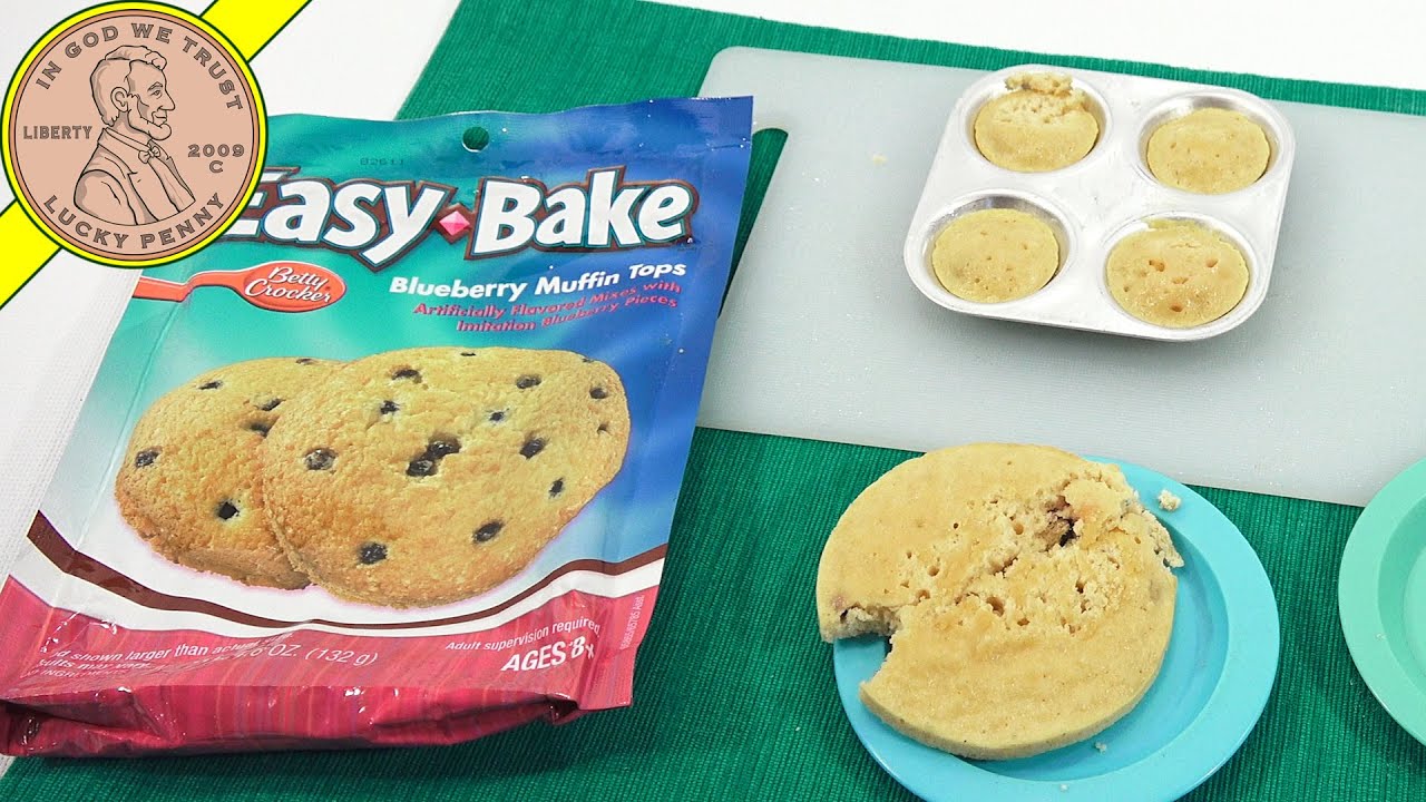 I Make Easy Bake Blueberry Muffin Tops In My Fun 2 Bake Oven