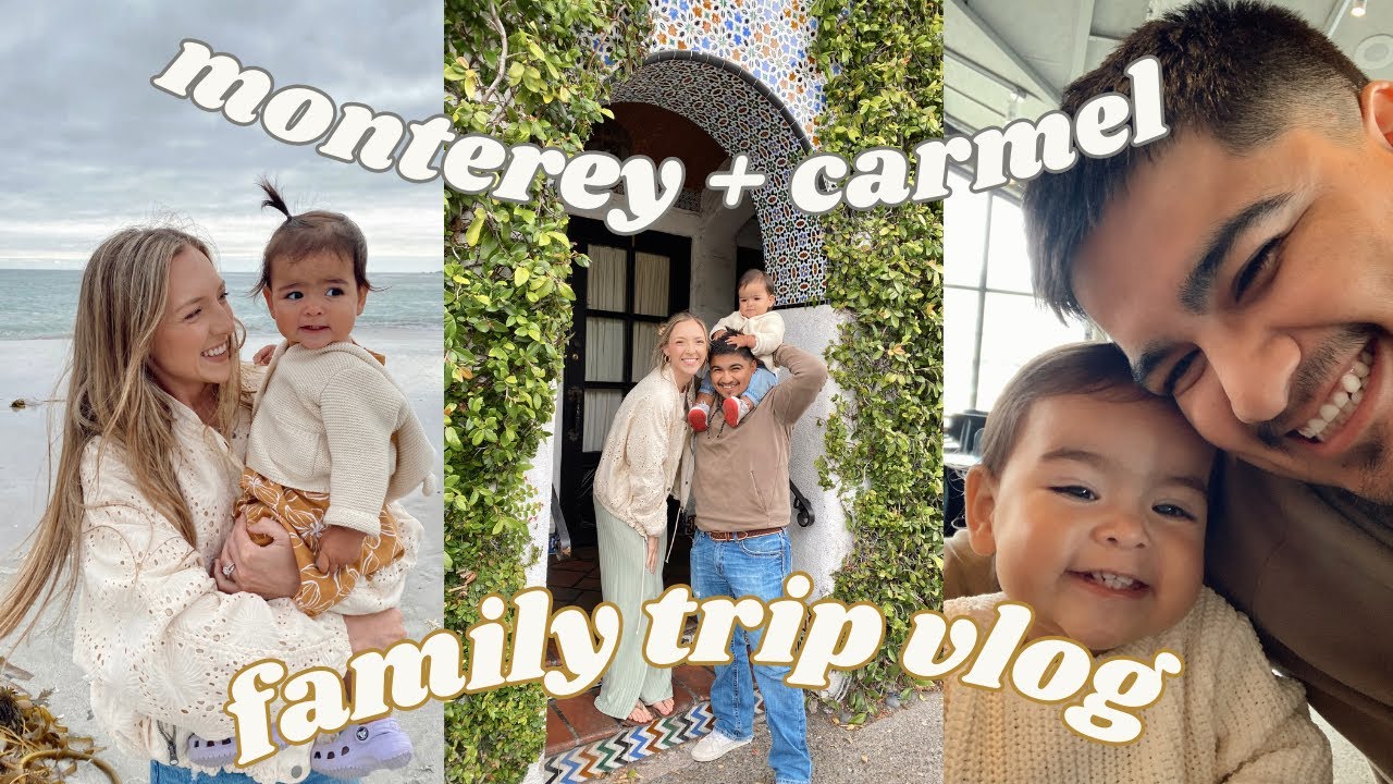 Monterey & Carmel Family Trip Vlog | Monterey Bay Aquarium with our 1 Year Old