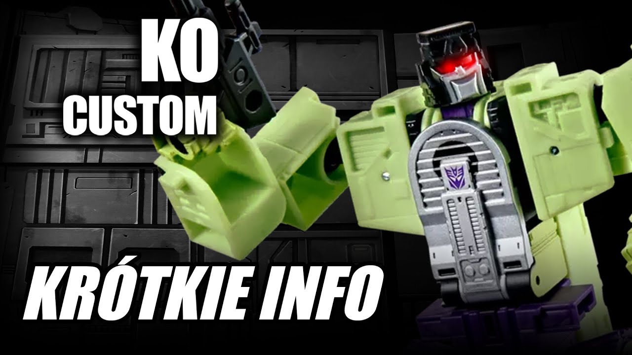 Krótkie info Transformers Studio Series Deluxe Class Scavenger KOCustom