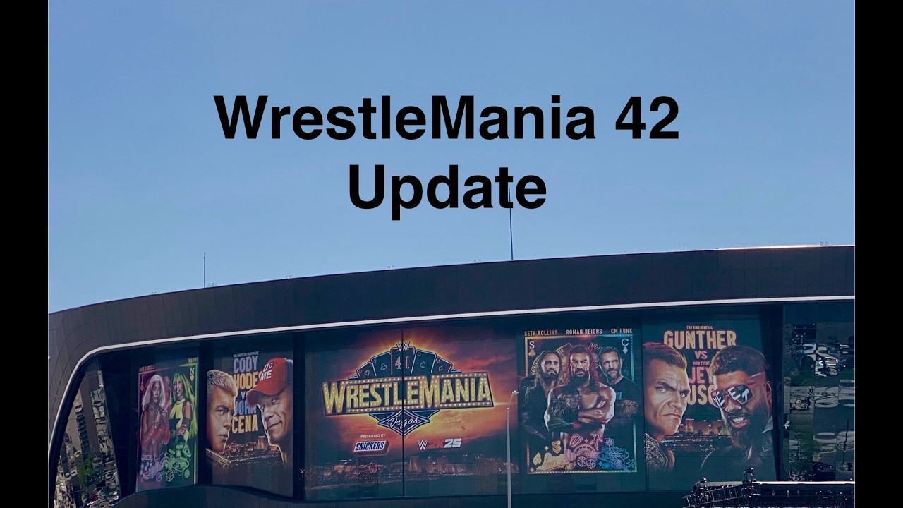 Новости о WrestleMania 42 из Лас-Вегаса