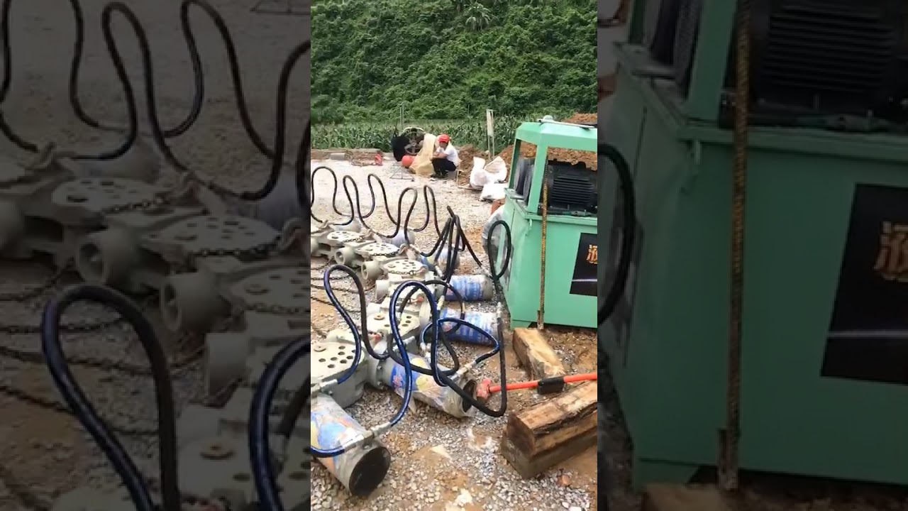 Hydraulic pile breaker for cement piles, reinforced concrete pile head cutting machine