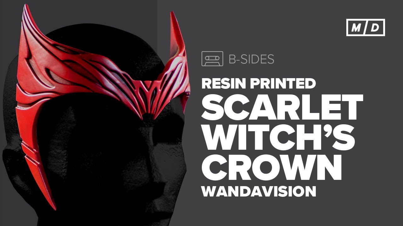 DIY Scarlet Witch Headpiece - New Wandavision Costume Crown Replica - 3D Print | B-Sides
