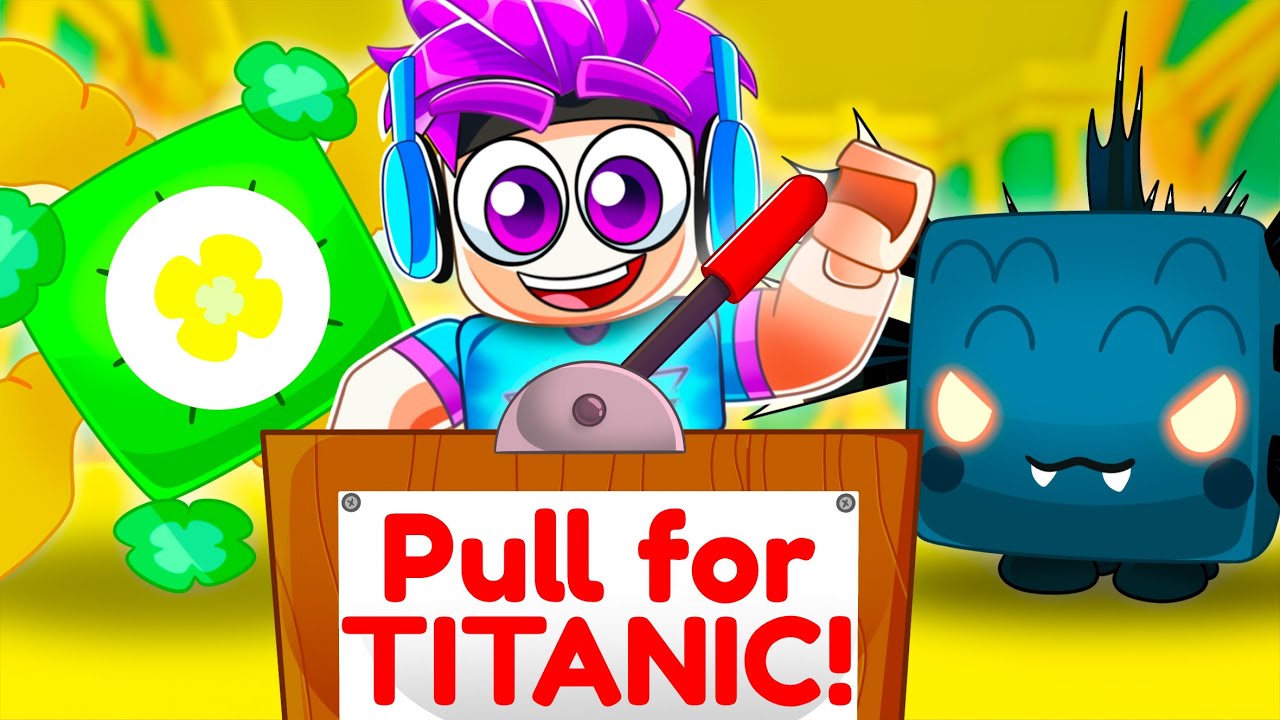 Pull A Lever to Hatch A Titanic in Pet Sim 99 Update!