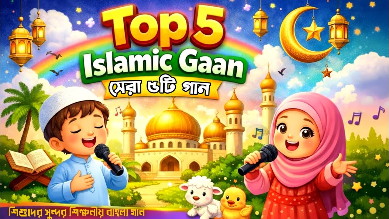 Top 5 Islamic Songs | সেরা ৫ টি গান | Islamic song | শিশুদের জন্য সুন্দর শিক্ষনীয় গান