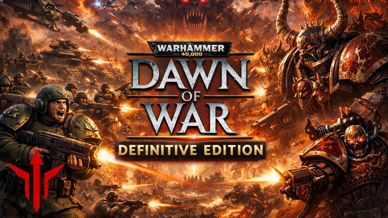 Имперская гвардия! vs СИЛЫ ХАОСА 💥 Dawn of War Definitive Edition!