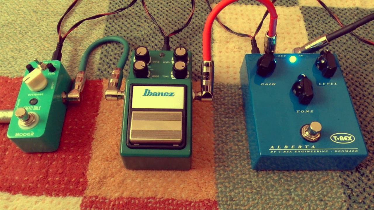 Comparison #1: Tube Screamers, Mooer Green Mile VS T-Rex Alberta VS Ibanez TS9DX Turbo Tube Screamer