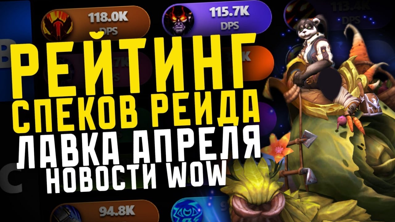 Raid Spec Meta Rankings for April 1st and April Midnight Shop! WoW 12.0.1 News WoW New Items