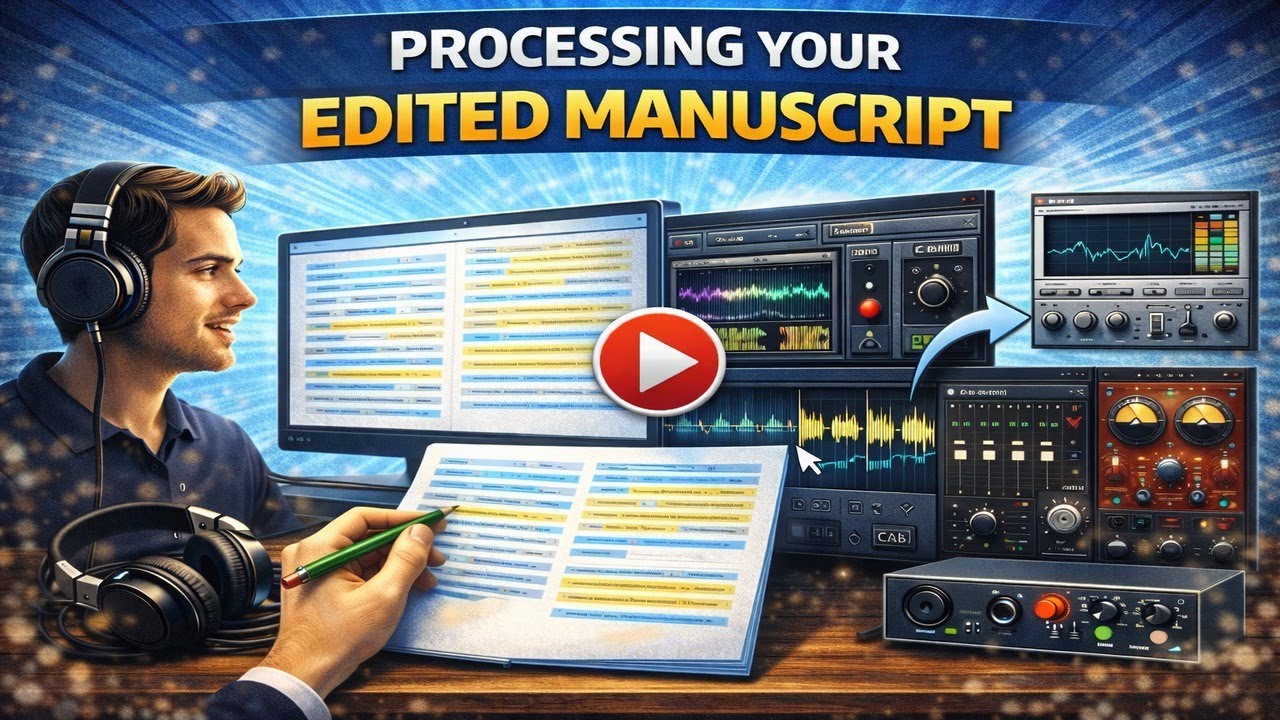 Processing Your Edited Audiobook Manuscript 