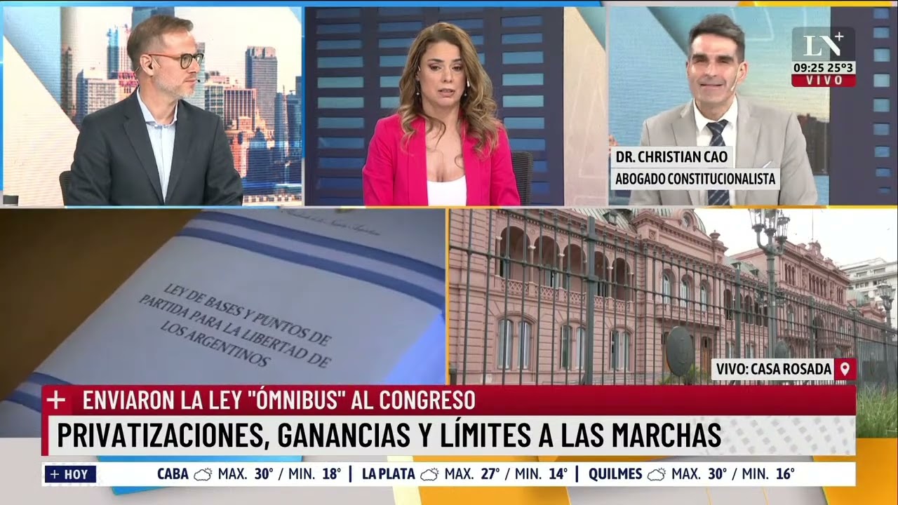 Javier Milei envió al Congreso la ley 