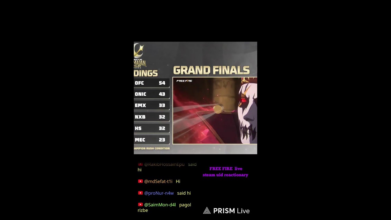 free fire  live stream