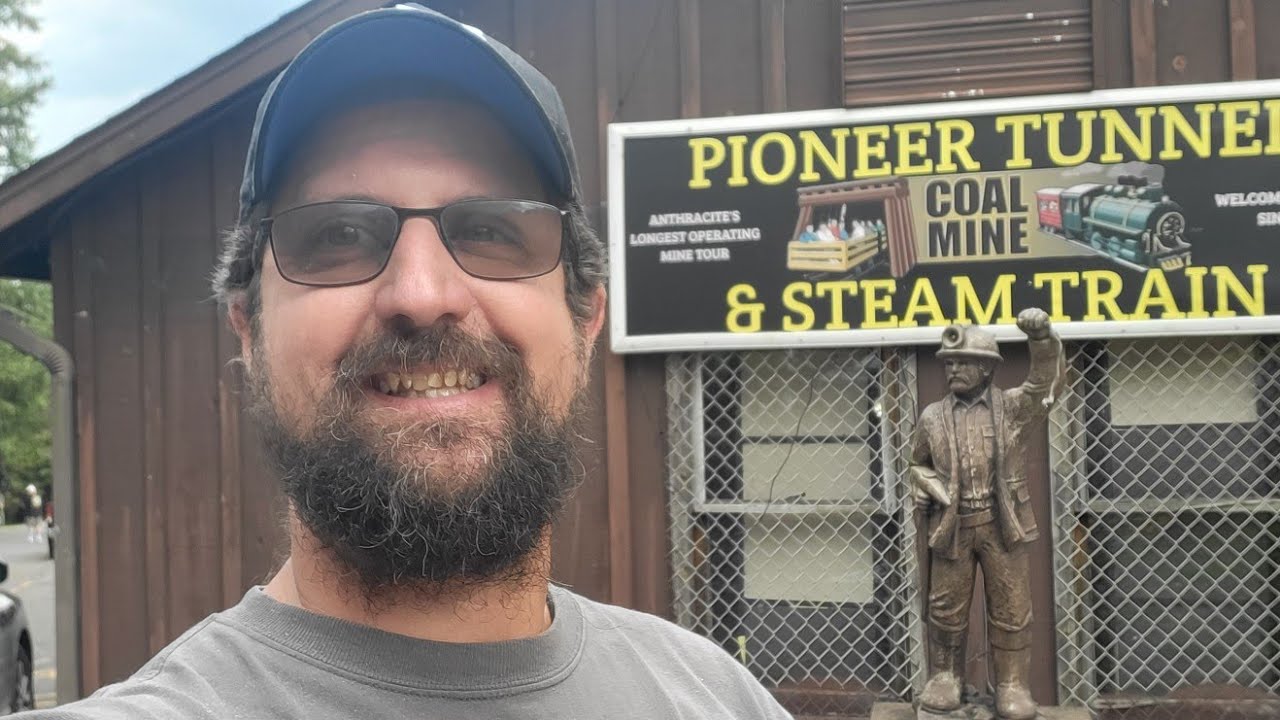 A day in Pottsville PA part 2 : PIONEER TUNNEL COAL MINE AND STEAM TRAIN