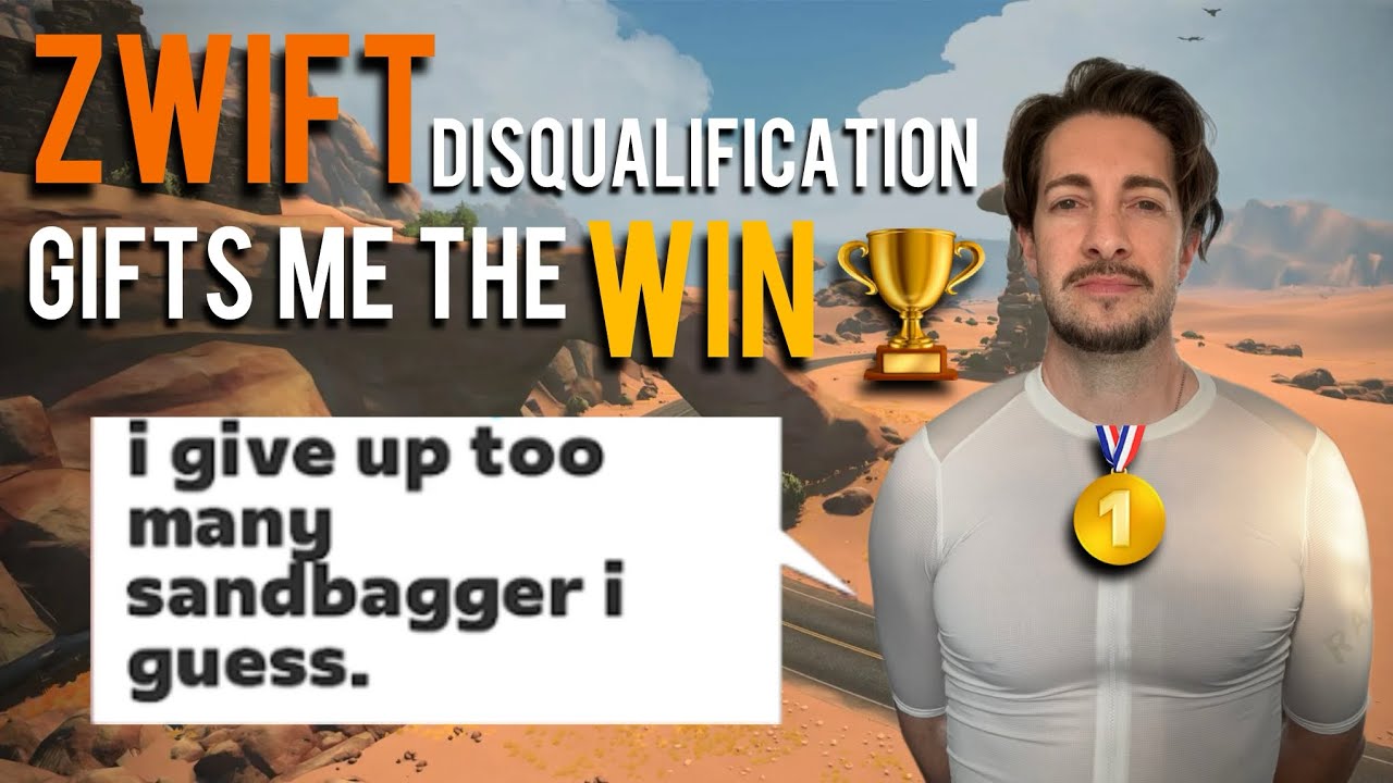 UNFAIR DISQUALIFICATION GIFTS ME THE ZWIFT RACE WIN!