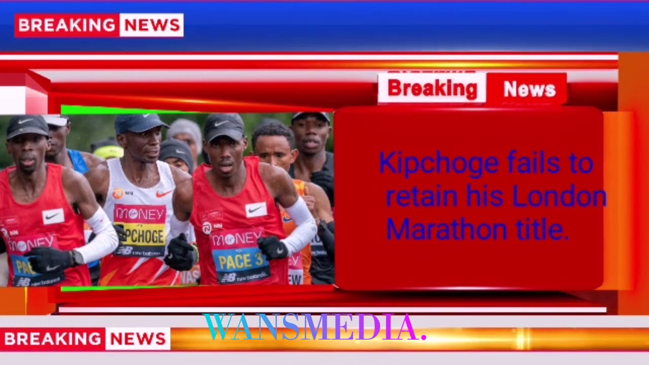 #Kipchoge fails to retain his #London Marathon title.