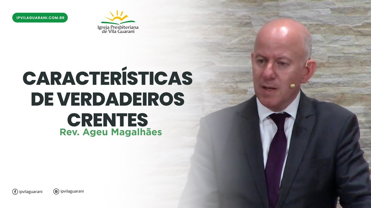 Características de verdadeiros crentes - Romanos 16:1 a 16 | Rev Ageu Magalhães