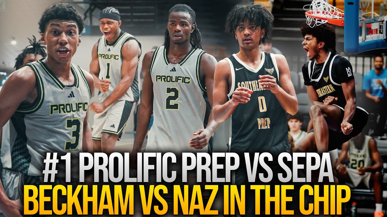 Prolific Prep vs SEPA REMATCH in the CHAMPIONSHIP | Naz Anderson vs Beckham Black BATTLE!