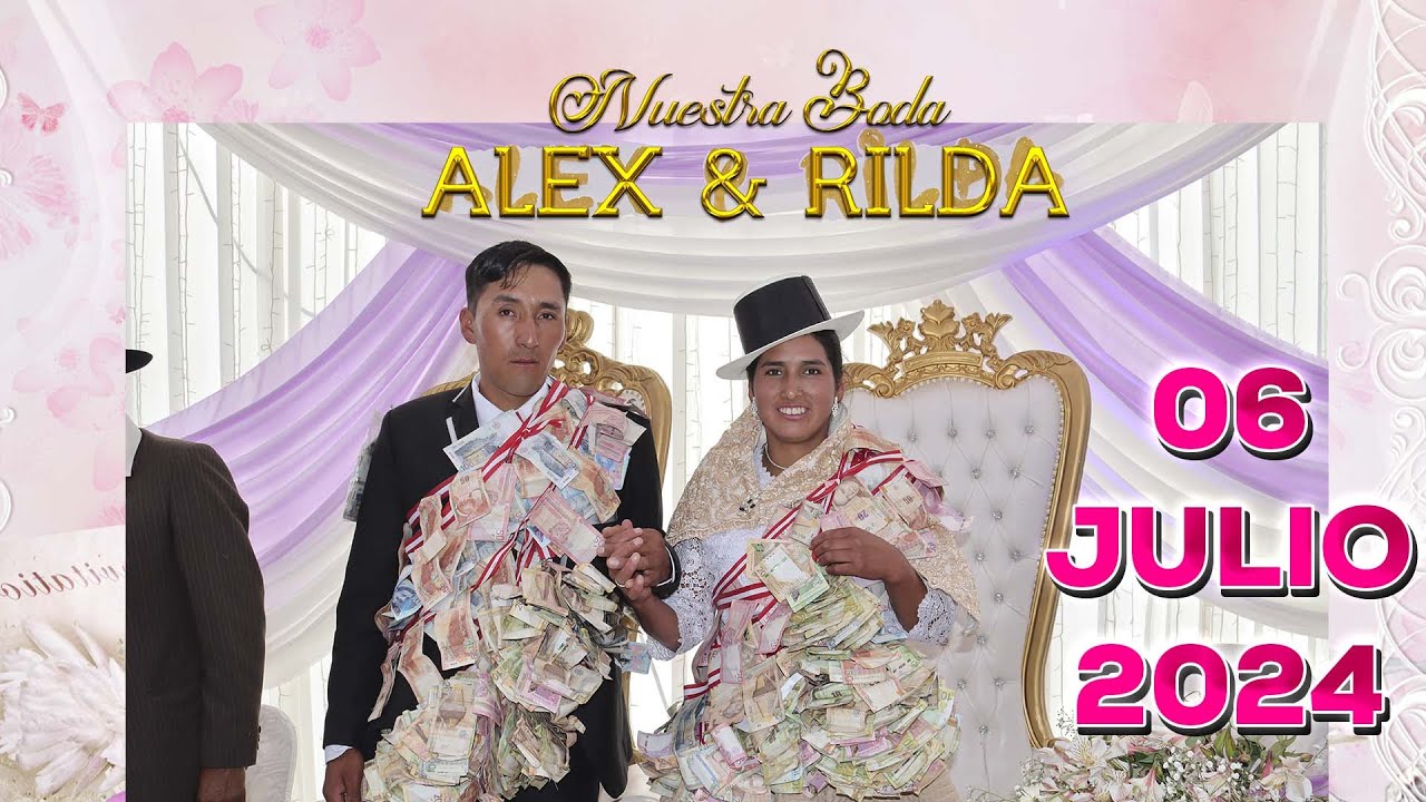 Boda Rilda y Alex sabado 6 de julio 2024