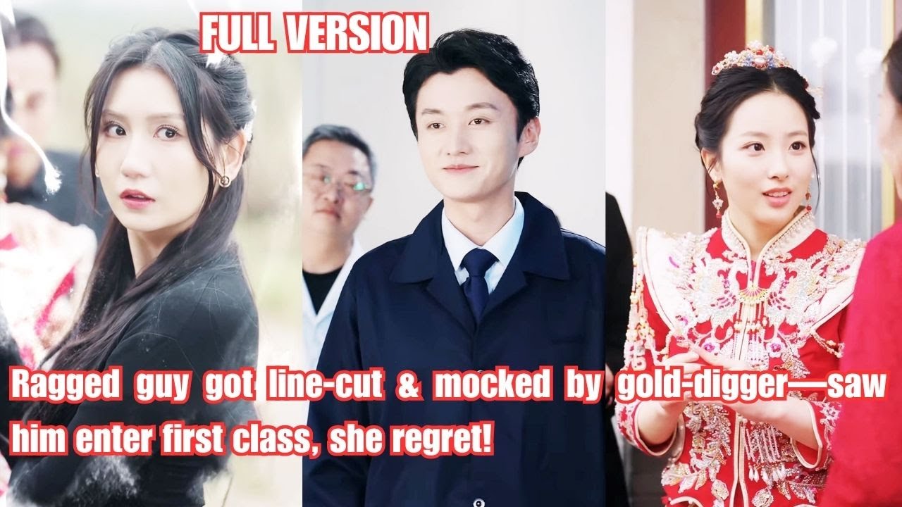 Ragged guy got line-cut & mocked by gold-digger&mdash;saw him enter first class, she regret!# 251218fsB2