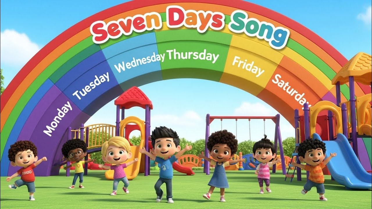Seven Days Song | Learn Days of the Week | @nurseryrhymesmv by Ava Skye