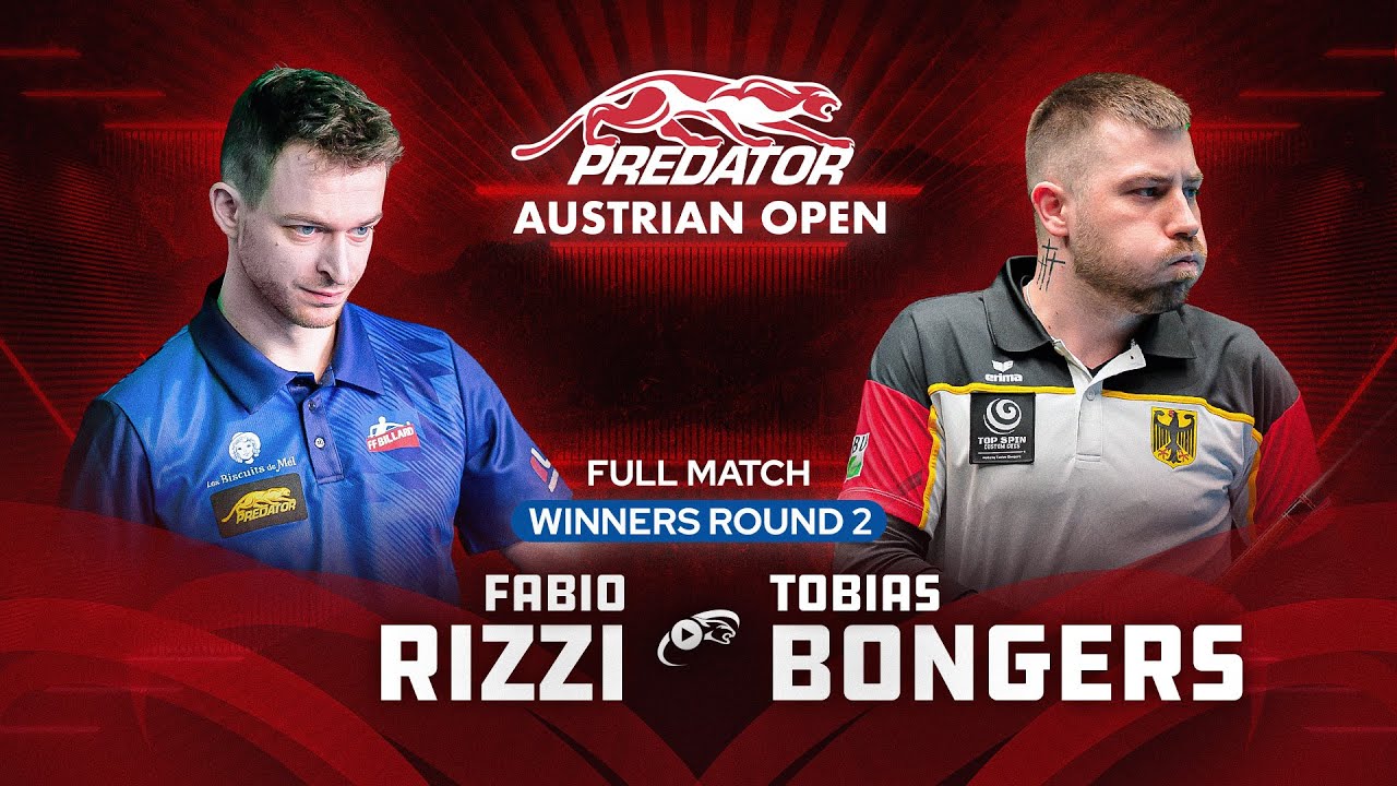 RIZZI vs BONGERS ▸ Predator Eurtotour Austrian Open 2025, 9-Ball