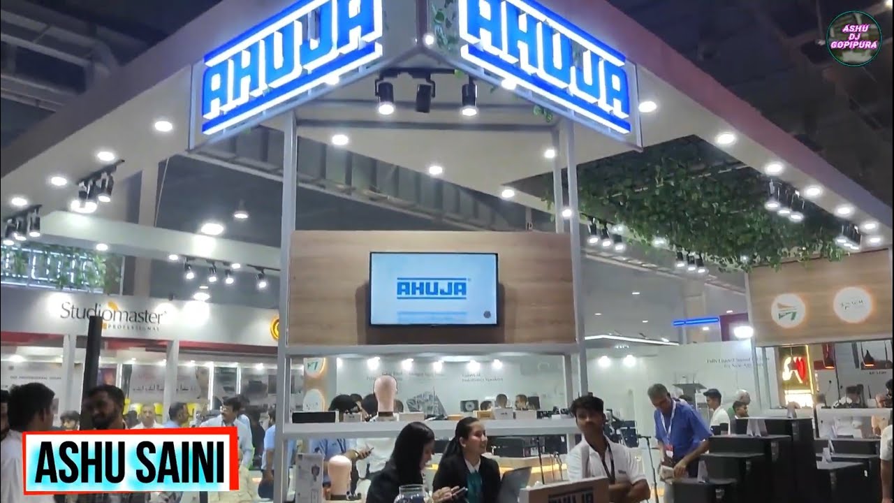 Ahuja Amplfier Or Speaker Indian Dj Expo Delhi 2023