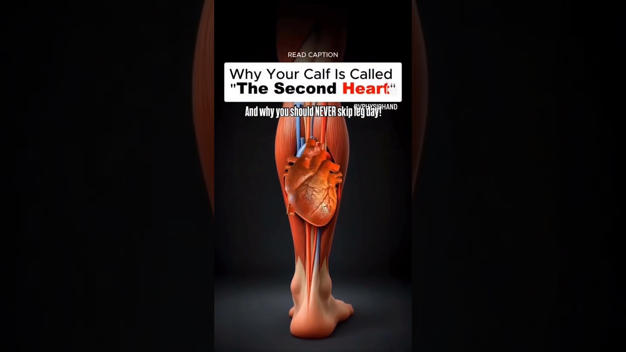 Calf =Second Heart 💥Leg day skip karna matlab heart health risk ❌😱Exercise karo,circulation badhao✔️