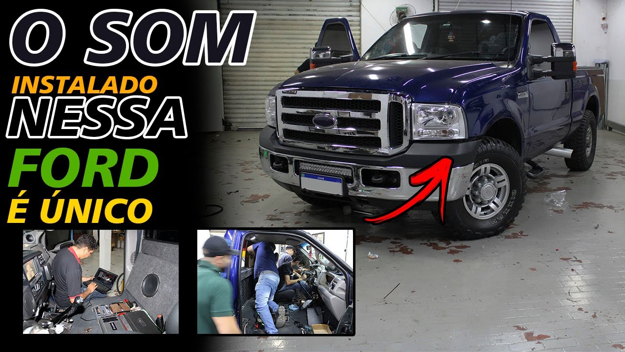O SOM INTERNO DESSA F-250 TOCA MUITO