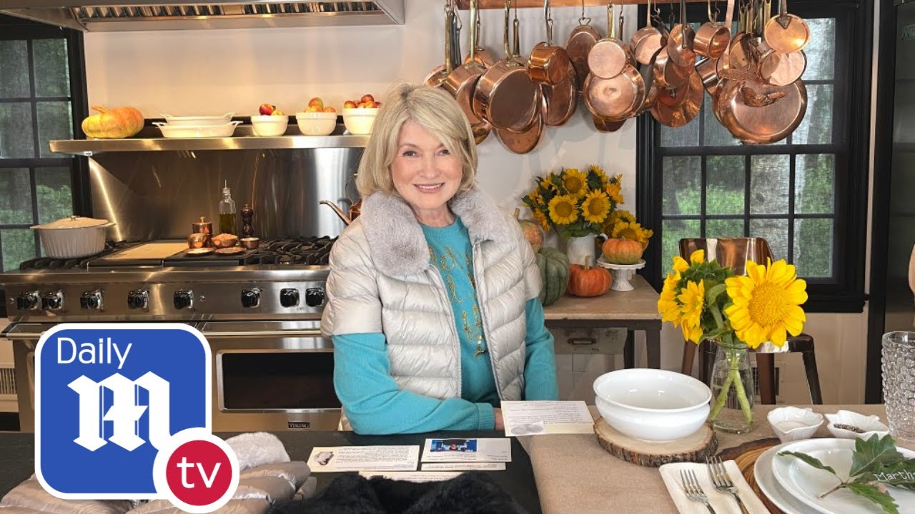Martha Stewart shares her favorite fall cocktail - DailyMail TV