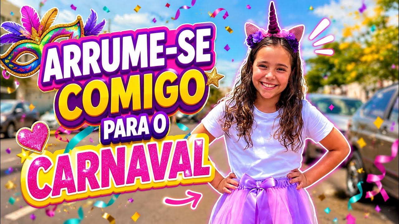 ARRUME-SE COMIGO para o CARNAVAL DA ESCOLA 🎉✨ Ficou LINDO!
