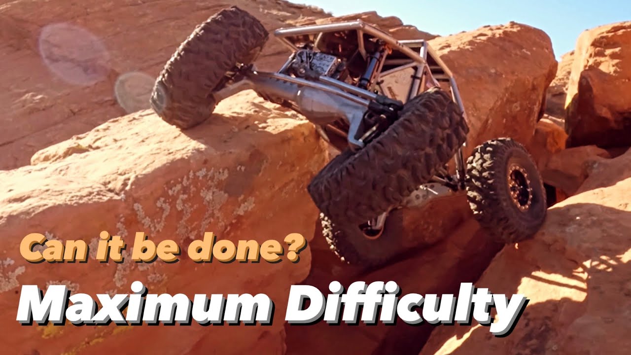 Can I Drive This Impossible Line? Chupacapra 4WS Capra RC Crawler