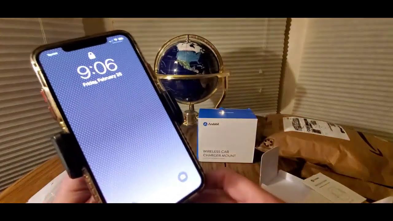 THE BEST WIRELESS CHARGER CUP HOLDER iPhone, Galaxy,  ANDOBIL (EPISODE 3214) AMAZON UNBOXING VIDEO