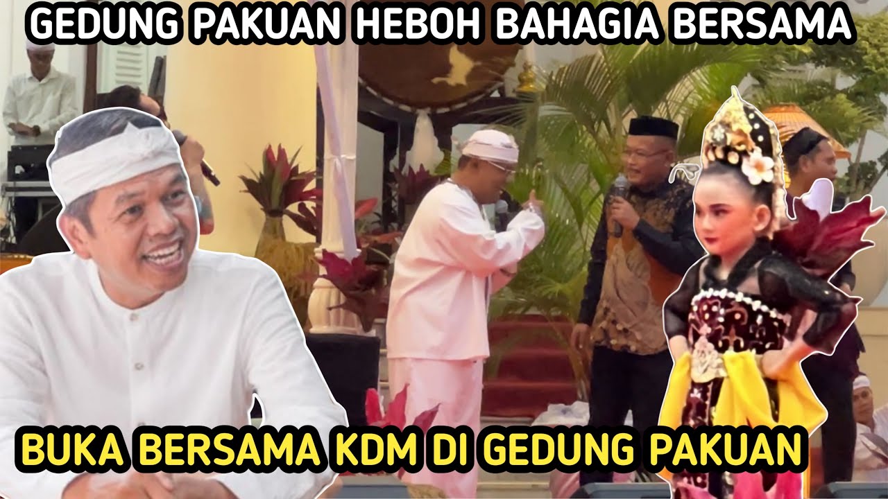 LUAR BIASA ‼️ BAHAGIA BERSAMA KDM,KANG ONI, KANG SULE,KANG DADAN BUKBER DI GEDUNG PAKUAN