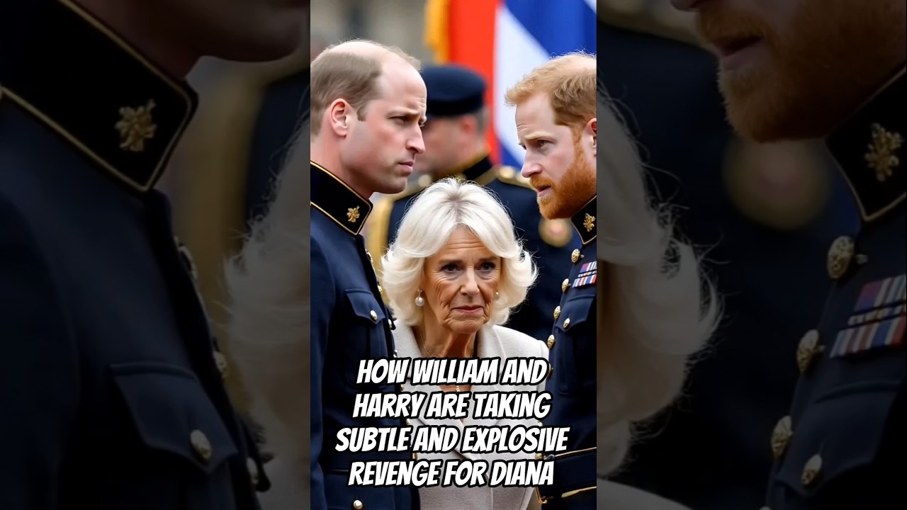 How William and Harry Are Taking Subtle and Explosive Revenge for Diana #camilla #diana #royal #anne