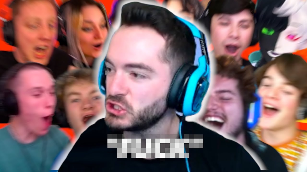Реакция стримеров на ругань CaptainSparklez!
