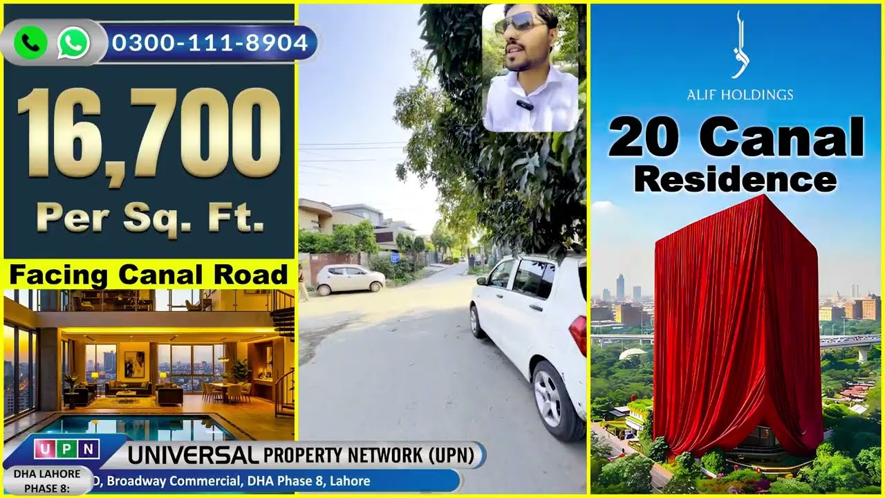 20 Canal Residence | Apartments In Lahore On Main Canal Road | Johar Town | Best Investment