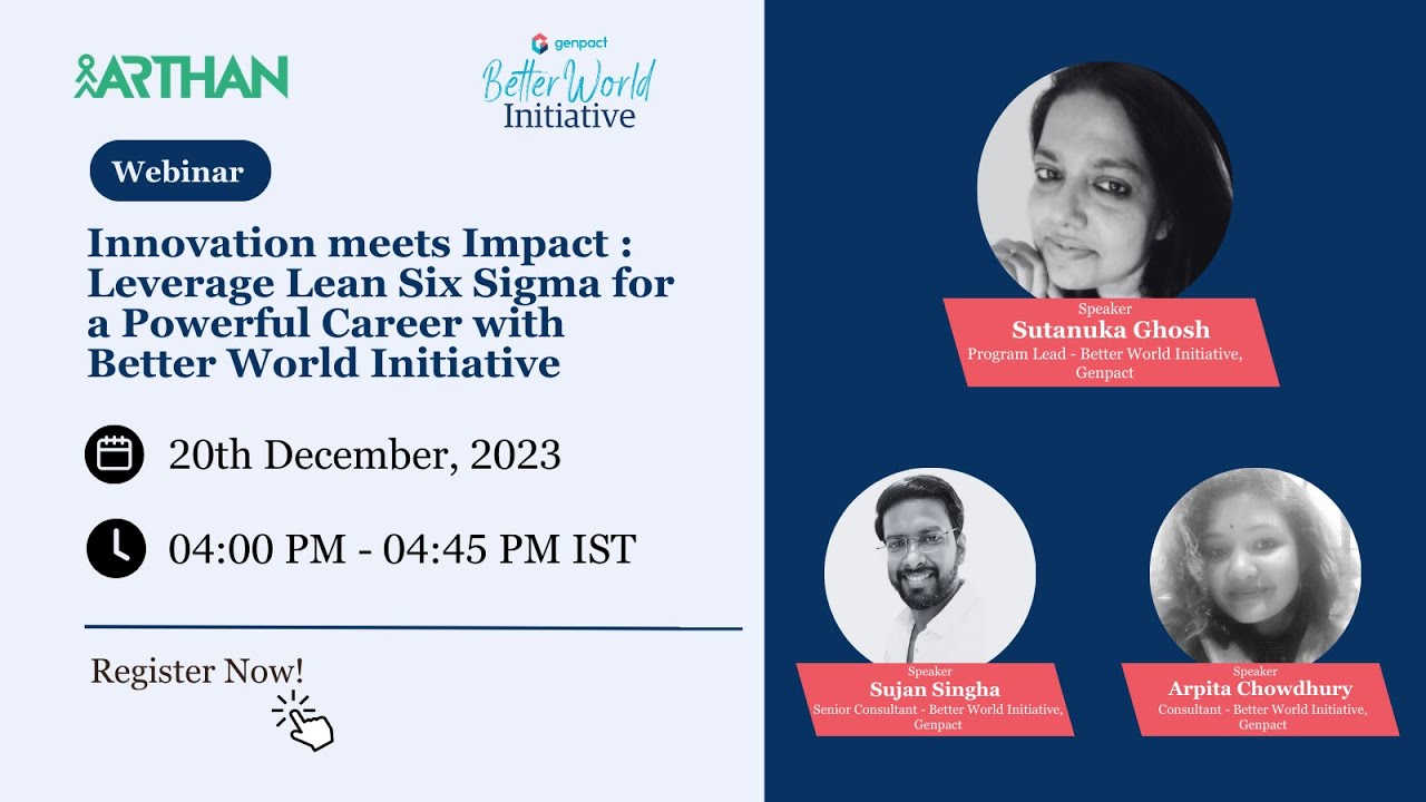 Innovation meets Impact : Leverage Lean Six Sigma for a Powerful Career with Better World Initiative