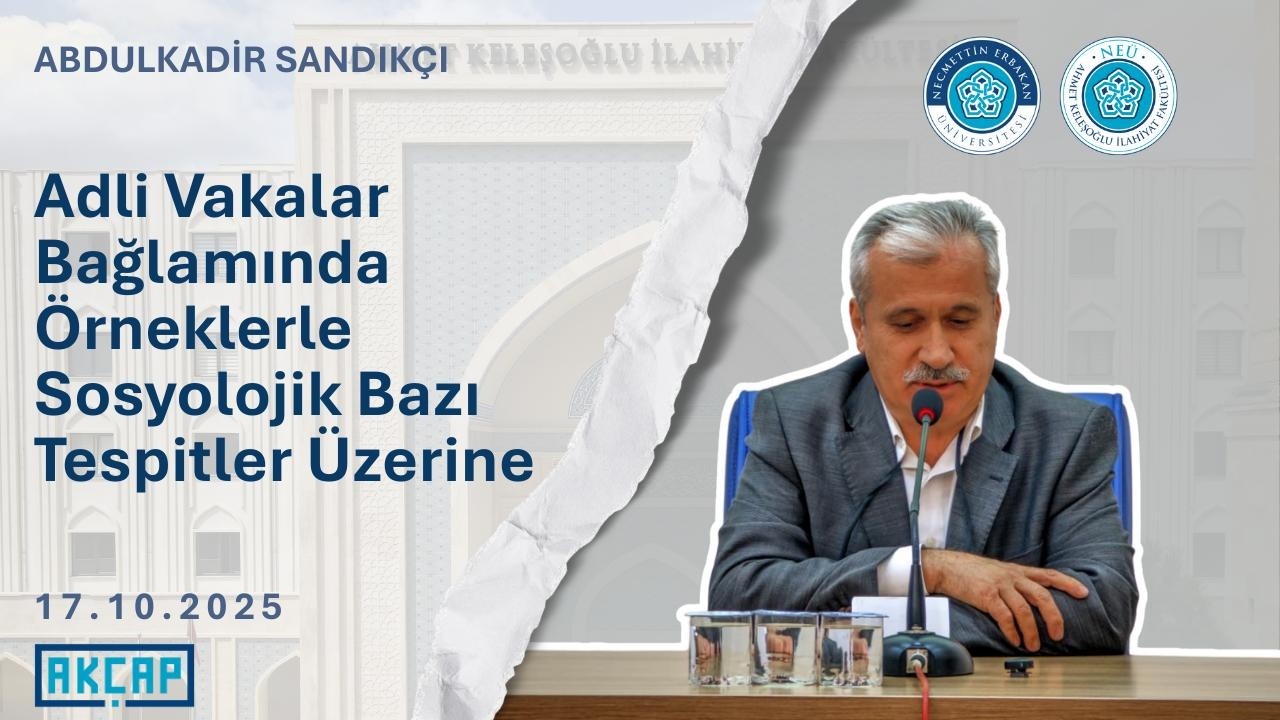 Adli Vakalar Bağlamında Örneklerle Sosyolojik Bazı Tespitler Üzerine