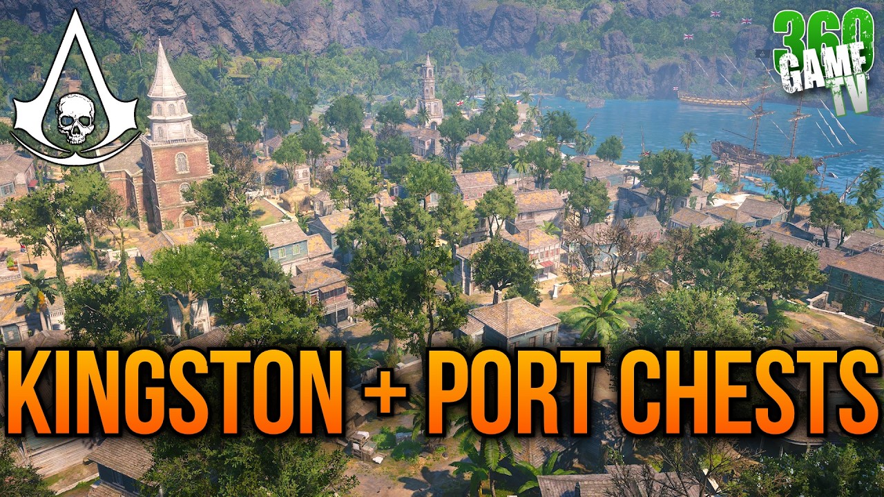 All Kingston + Port Royal Chest Locations - SECRET + Normal - Assassin's Creed 4 Black Flag Resynced